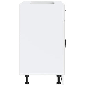 Base da Cucina-Mobile Base da Cucina Lucca Bianco in Legno Multistrato 236790