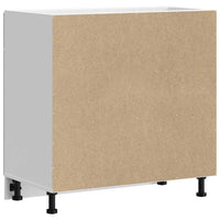 Base da Cucina-Mobile Base da Cucina Lucca Bianco in Legno Multistrato 236790