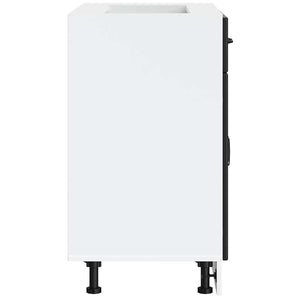 Base da Cucina Lucca Nero in Legno Multistrato 853738