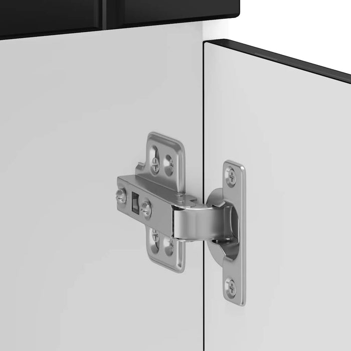 vidaXL Base da Cucina Lucca Nero in Legno Multistrato