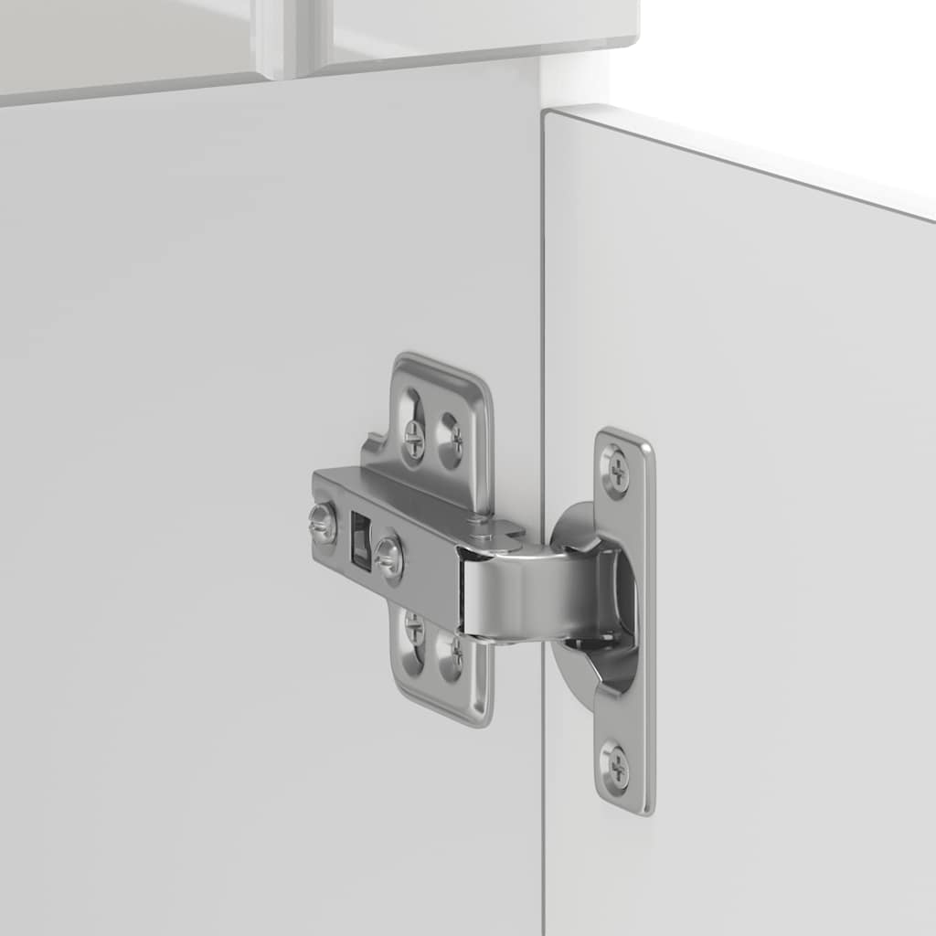 Base da Cucina Lucca Bianco Lucido in Legno Multistrato 853739