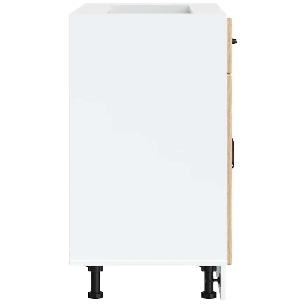 Base da Cucina-Mobile Base da Cucina Lucca Rovere Sonoma in Legno Multistrato 807964