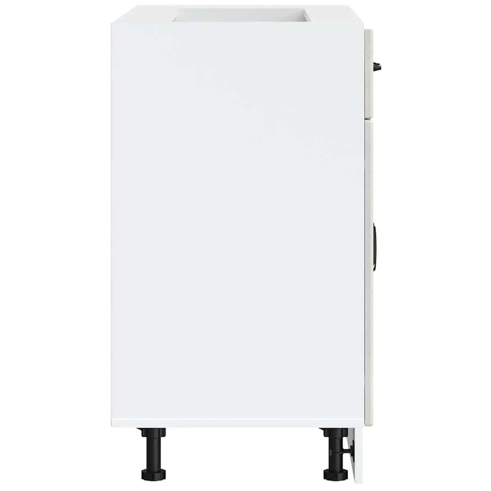 Base da Cucina Lucca Grigio Cemento in Legno Multistrato 853741