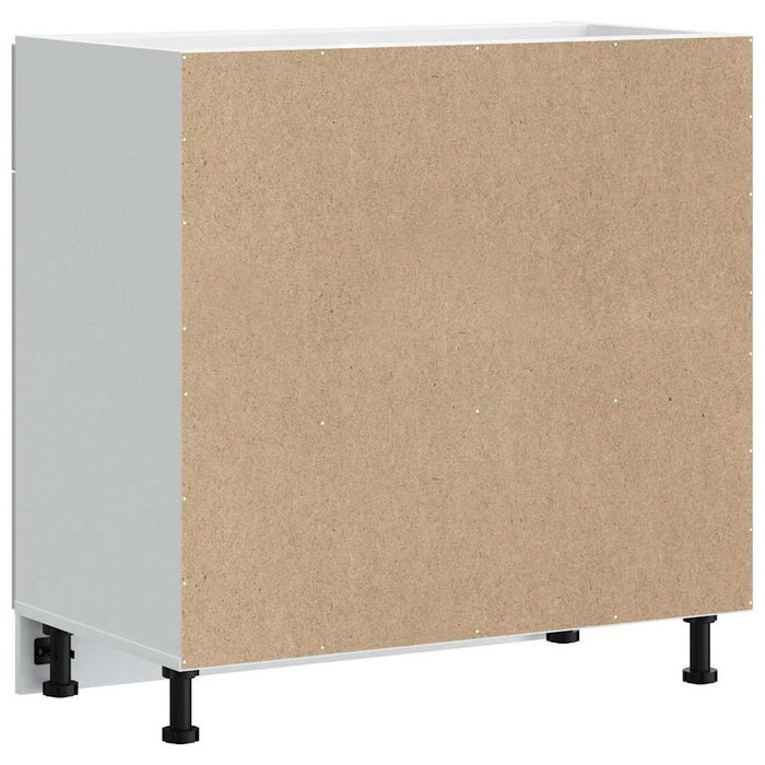 Base da Cucina Lucca Grigio Cemento in Legno Multistrato 853741