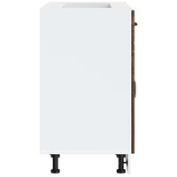 Base da Cucina Lucca Rovere Fumo in Legno Multistrato 853742