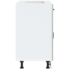 Base da Cucina Lucca Grigio Sonoma in Legno Multistrato 853743