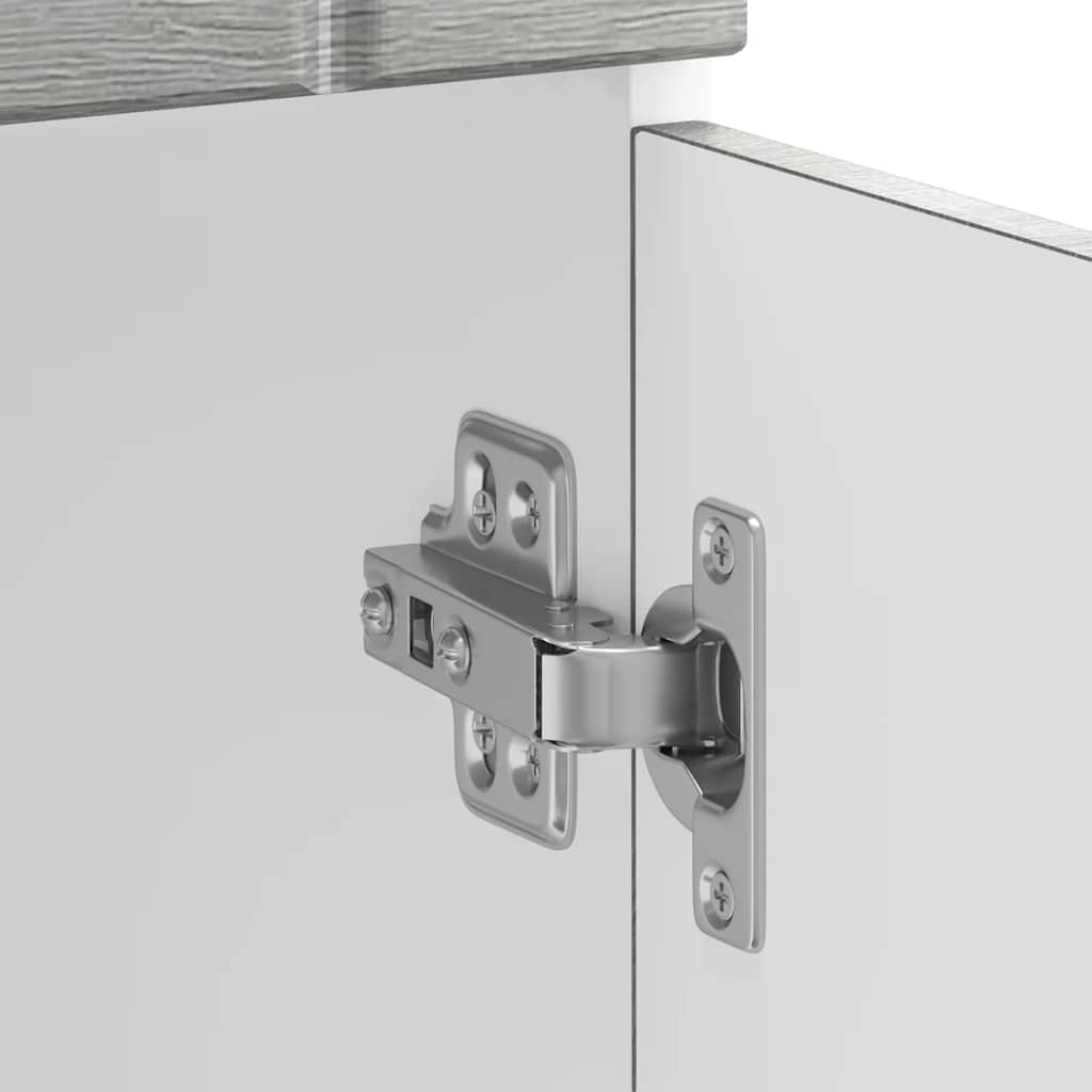 Base da Cucina-Mobile Base da Cucina Lucca Grigio Sonoma in Legno Multistrato 393218