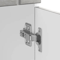 Base da Cucina-Mobile Base da Cucina Lucca Grigio Sonoma in Legno Multistrato 393218