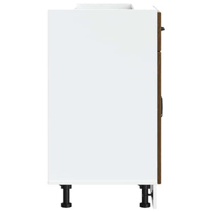 Base da Cucina Lucca Rovere Marrone in Legno Multistrato 853744