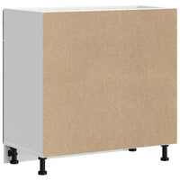 vidaXL Base da Cucina Lucca Legno Antico in Legno Multistrato