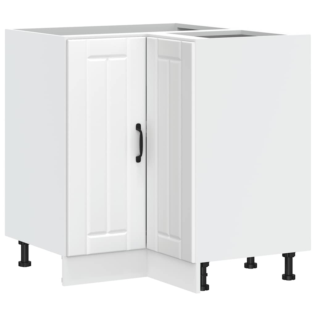 Mobile Base ad Angolo Cucina Lucca Bianco in Legno Multistrato 853747