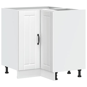 Mobile Base ad Angolo Cucina Lucca Bianco in Legno Multistrato 853747