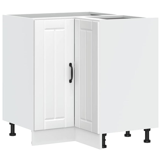 Mobile Base ad Angolo Cucina Lucca Bianco in Legno Multistrato 853747