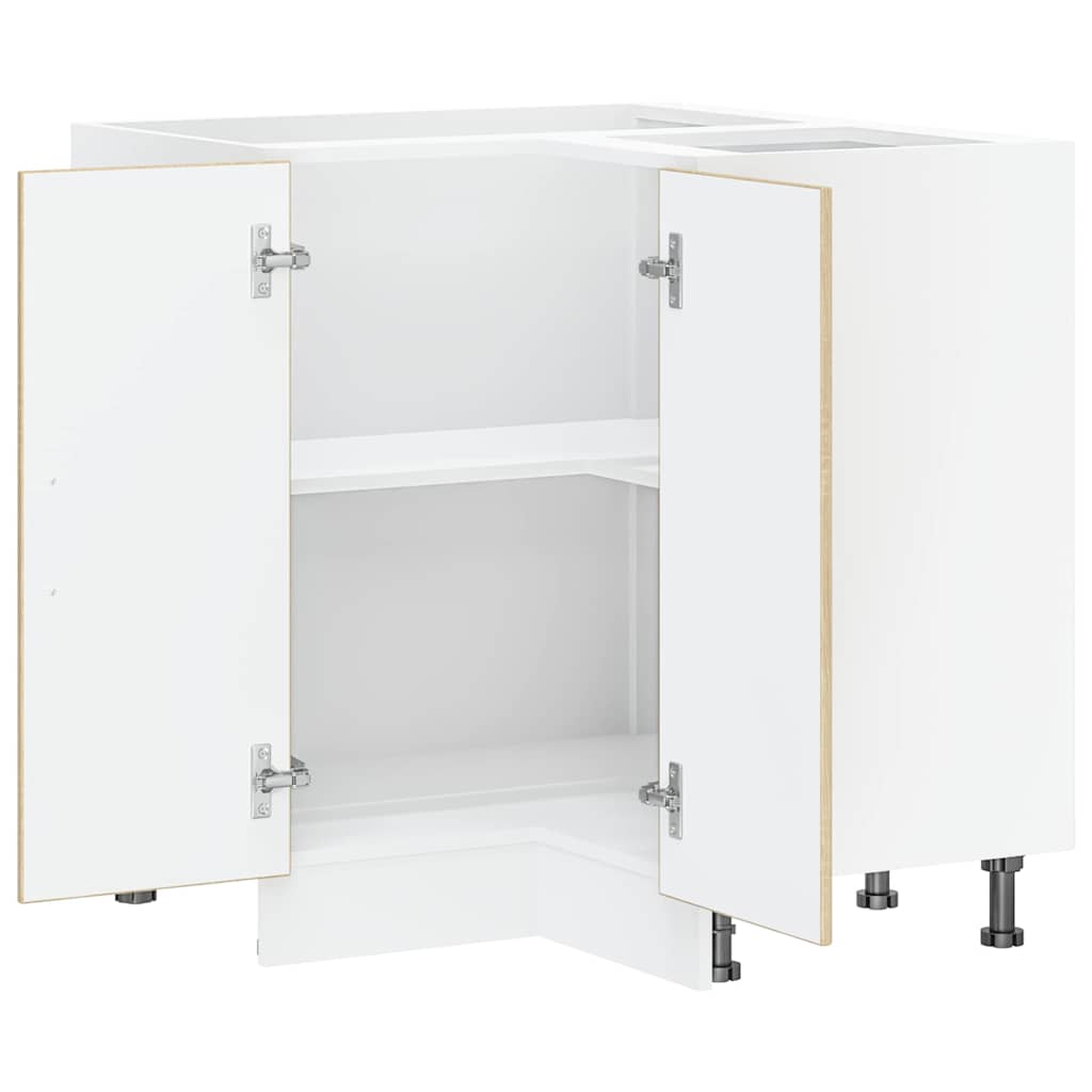 vidaXL Mobile Base ad Angolo Cucina Lucca Rovere Sonoma in Truciolato