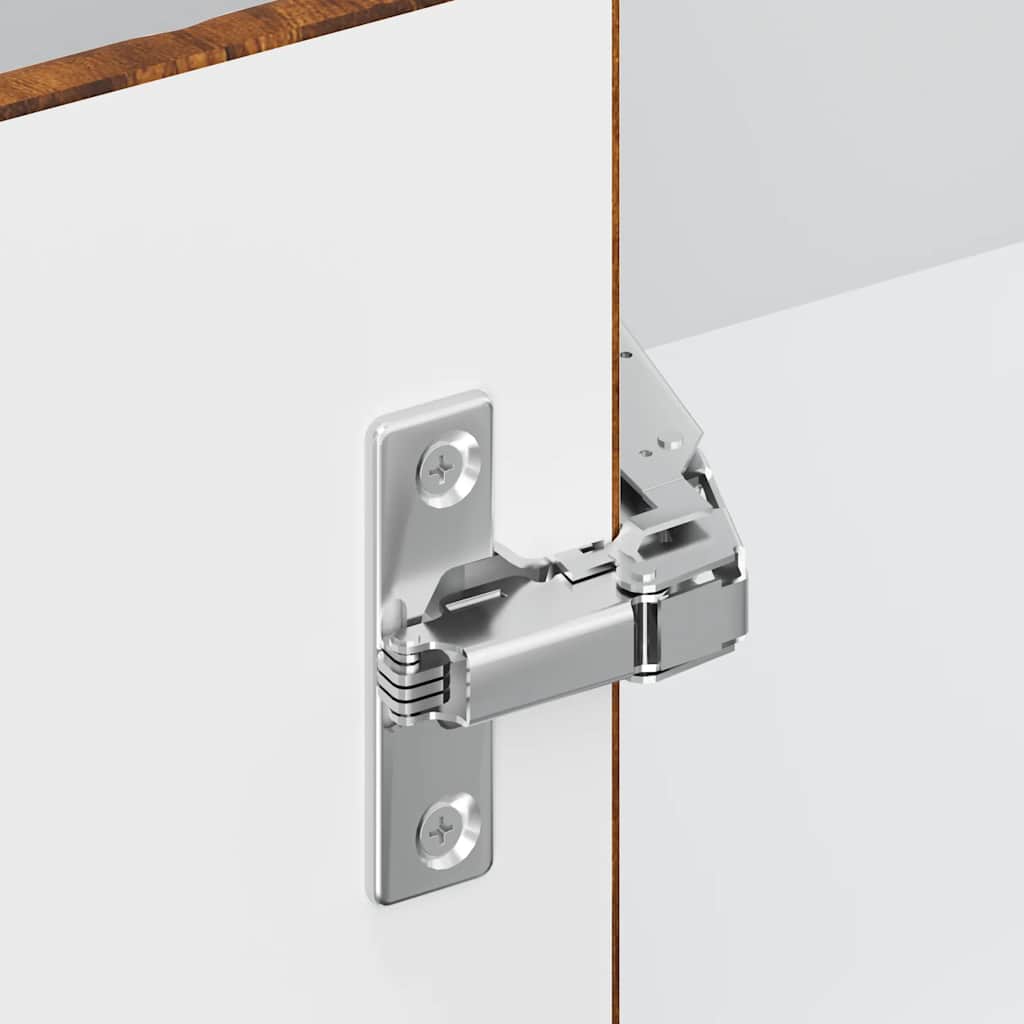 vidaXL Mobile Base ad Angolo Cucina Lucca Rovere Fumo in Truciolato