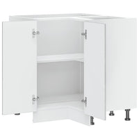 vidaXL Mobile Base ad Angolo Cucina Lucca Grigio Sonoma in Truciolato