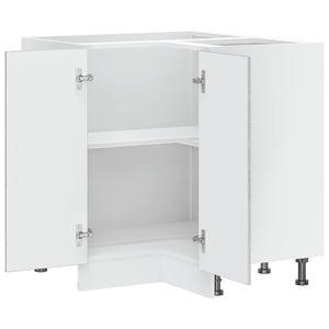 vidaXL Mobile Base ad Angolo Cucina Lucca Grigio Sonoma in Truciolato