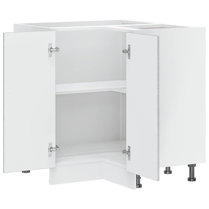 vidaXL Mobile Base ad Angolo Cucina Lucca Grigio Sonoma in Truciolato