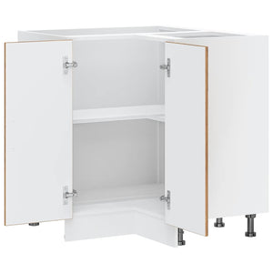 Mobile Base ad Angolo Cucina Lucca Legno Antico in Truciolato