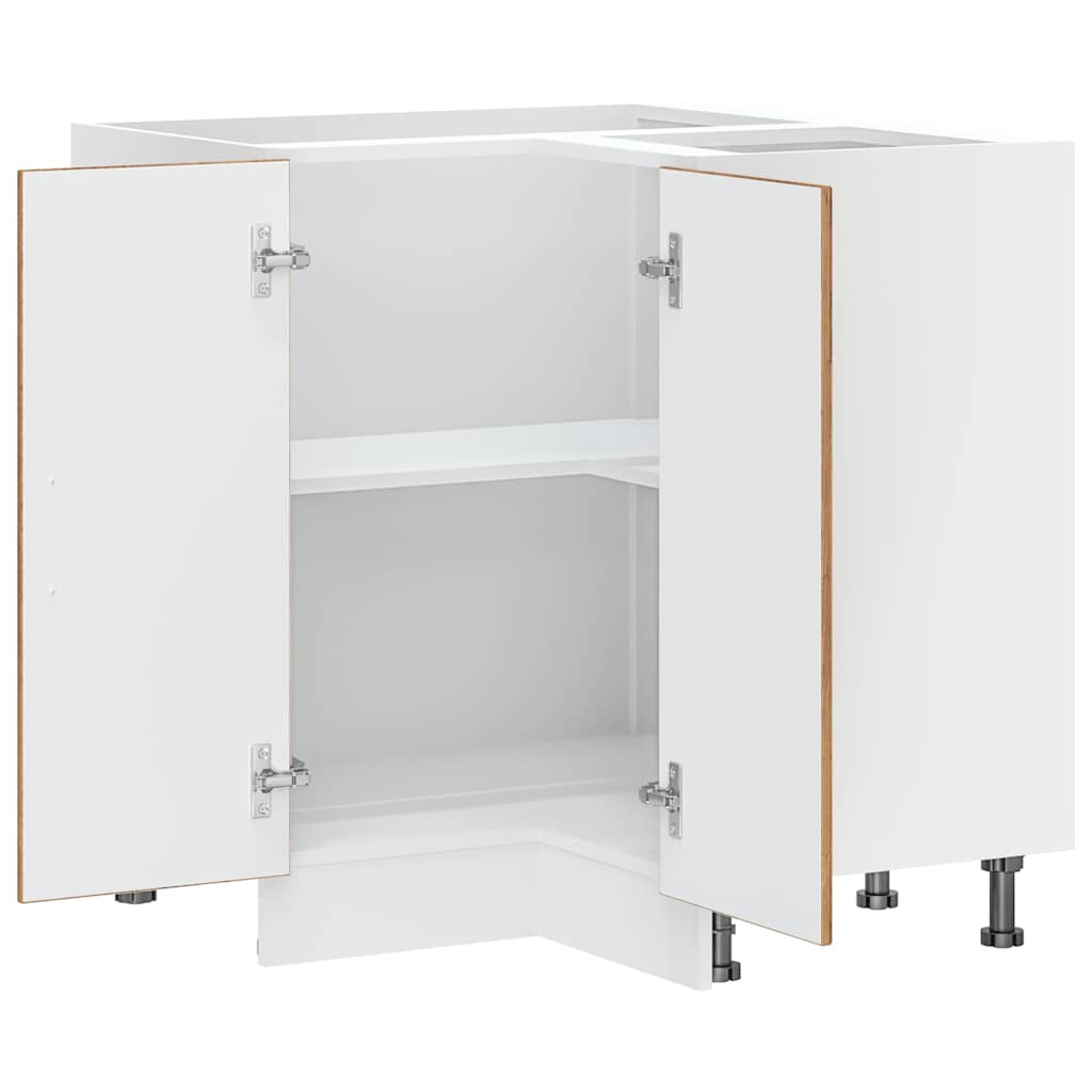 Mobile Base ad Angolo Cucina Lucca Legno Antico in Truciolato 853755