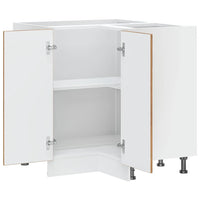 Mobile Base ad Angolo Cucina Lucca Legno Antico in Truciolato 853755