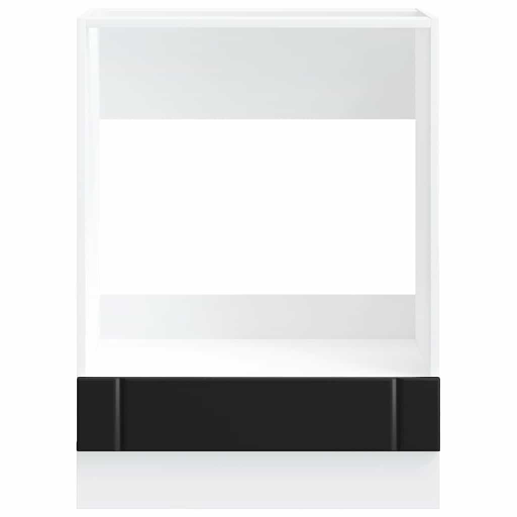 Armadio Forno Lucca Nero in Legno Multistrato 853758