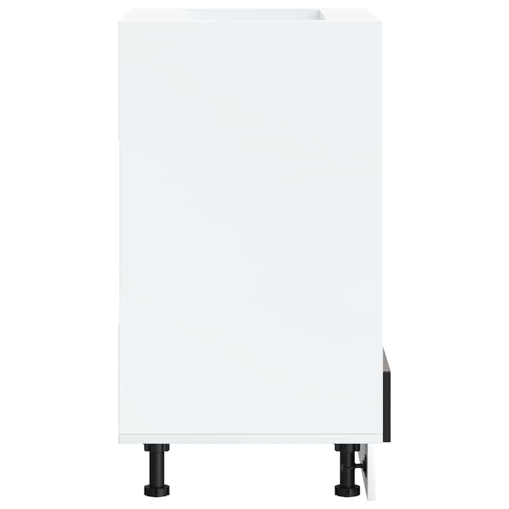 Armadio Forno Lucca Nero in Legno Multistrato 853758