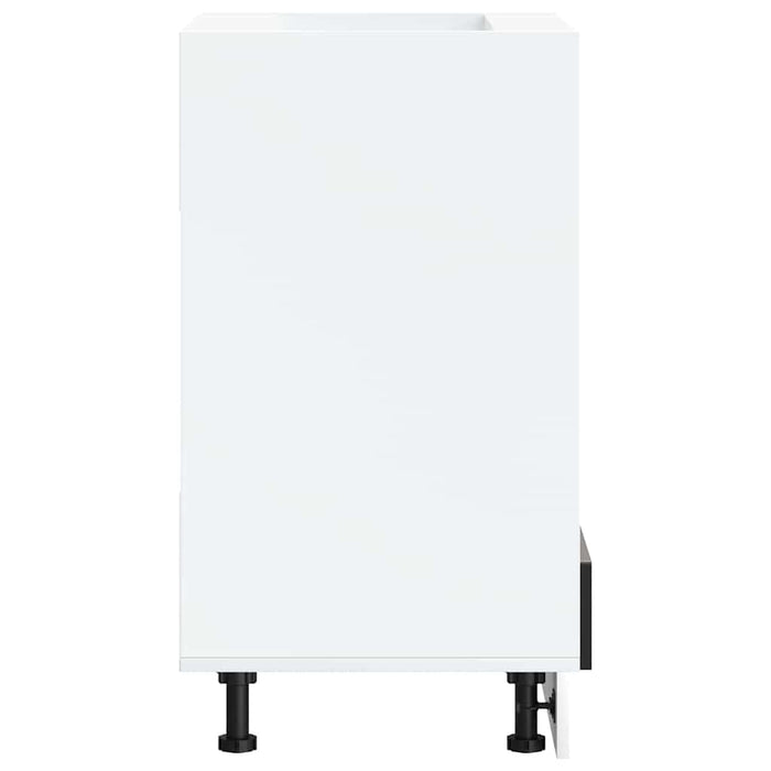 Armadio Forno Lucca Nero in Legno Multistrato 853758