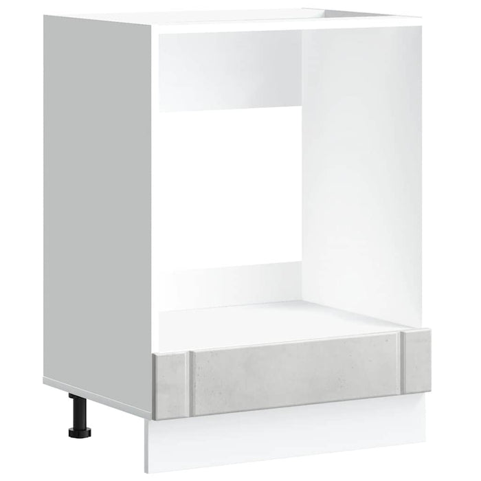 Armadio Forno Lucca Grigio Cemento in Legno Multistrato 853761