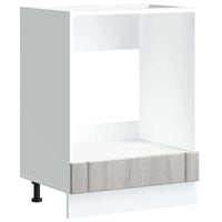 Armadio Forno Lucca Grigio Sonoma in Legno Multistrato 853763