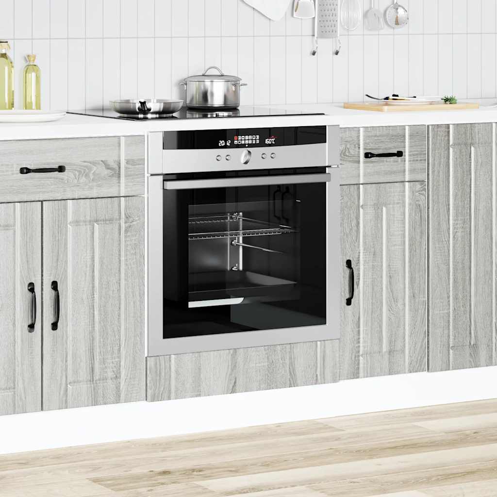 Armadio Forno Lucca Grigio Sonoma in Legno Multistrato 853763