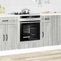 Armadio Forno Lucca Grigio Sonoma in Legno Multistrato 853763
