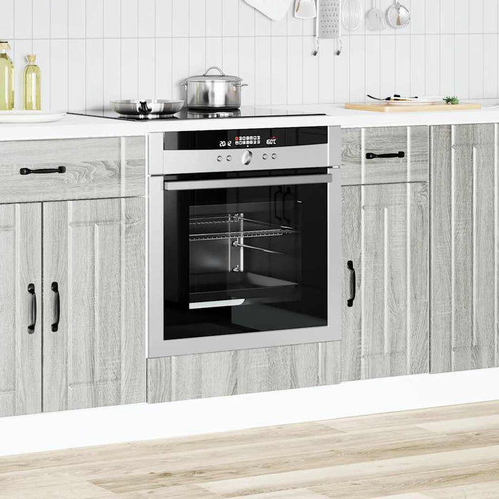 Armadio Forno Lucca Grigio Sonoma in Legno Multistrato 853763