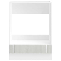 Armadio Forno Lucca Grigio Sonoma in Legno Multistrato 853763