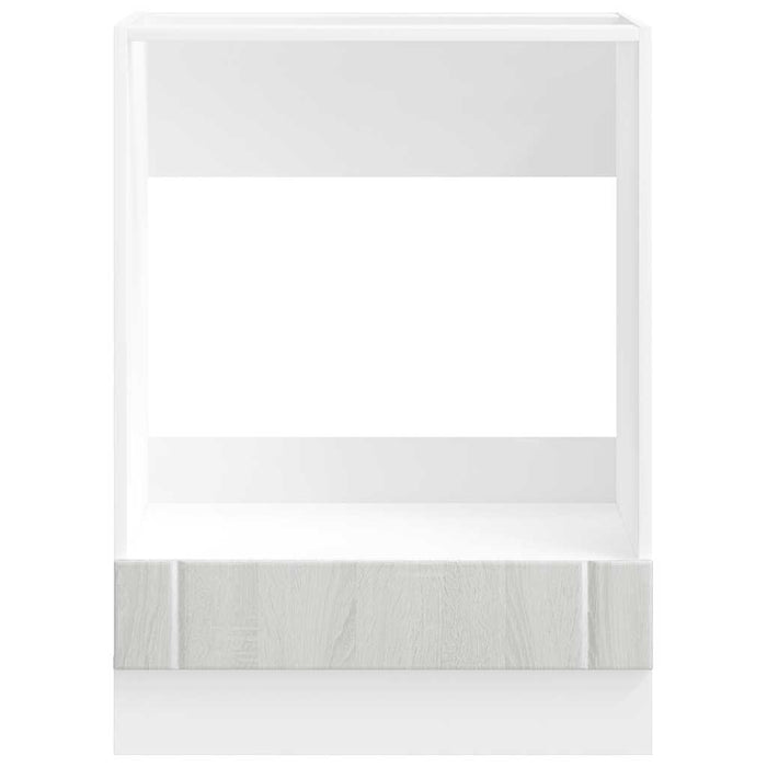 Armadio Forno Lucca Grigio Sonoma in Legno Multistrato 853763