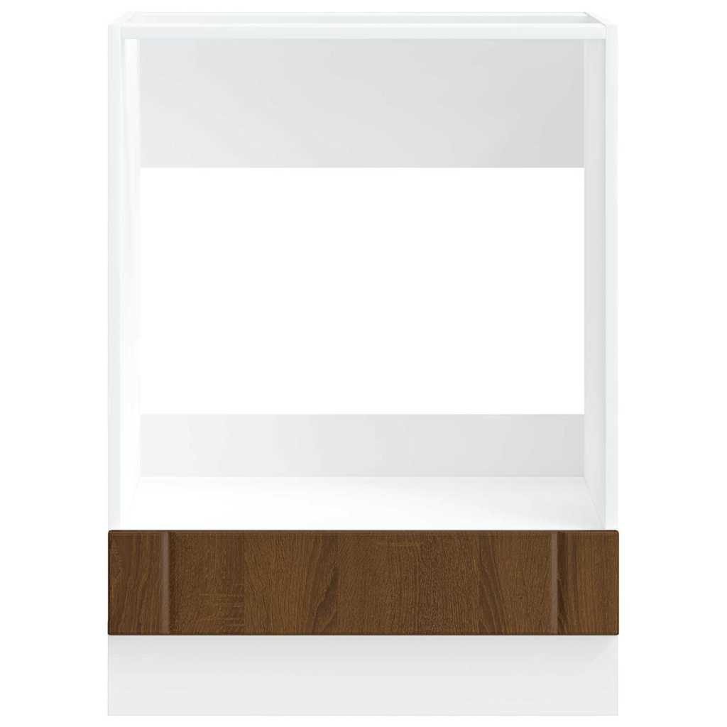 Armadio Forno Lucca Rovere Marrone in Legno Multistrato 853764