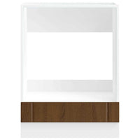 Armadio Forno Lucca Rovere Marrone in Legno Multistrato 853764