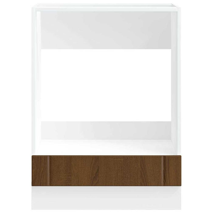 Armadio Forno Lucca Rovere Marrone in Legno Multistrato 853764