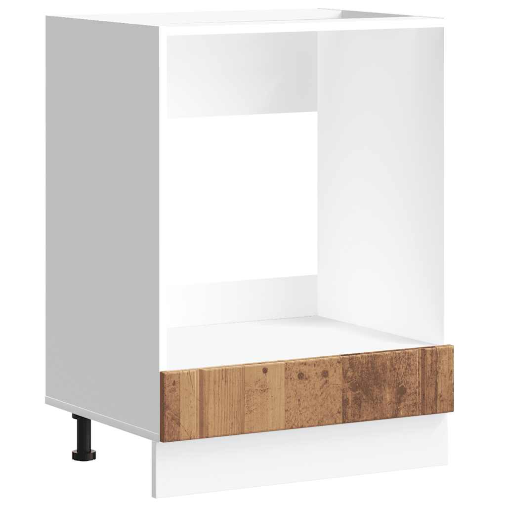 vidaXL Armadio Forno Lucca Legno Antico in Legno Multistrato