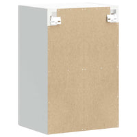 Pensile da Cucina con Porta in Vetro Lucca Bianco Lucido 853769