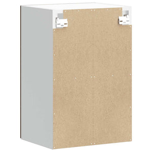 Pensile da Cucina con Porta in Vetro Lucca Rovere Fumo 853772