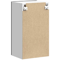 vidaXL Pensile da Cucina Lucca Nero in Legno Multistrato