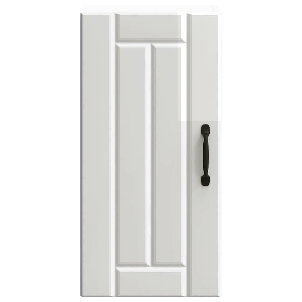 Pensile da Cucina Lucca Bianco Lucido in Legno Multistrato 853779