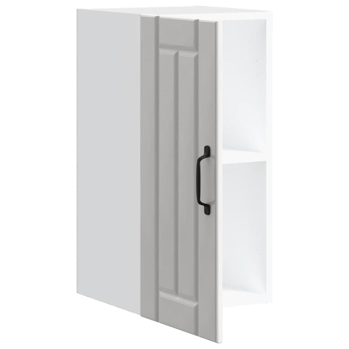 Pensile da Cucina-Mobile Cucina da Parete Lucca Bianco Lucido in Legno Multistrato 526244