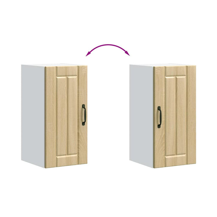 Pensile da Cucina-Mobile Cucina da Parete Lucca Rovere Sonoma in Legno Multistrato 754392