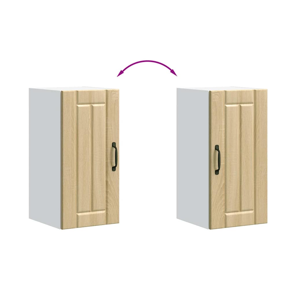 Pensile da Cucina Lucca Rovere Sonoma in Legno Multistrato 853780