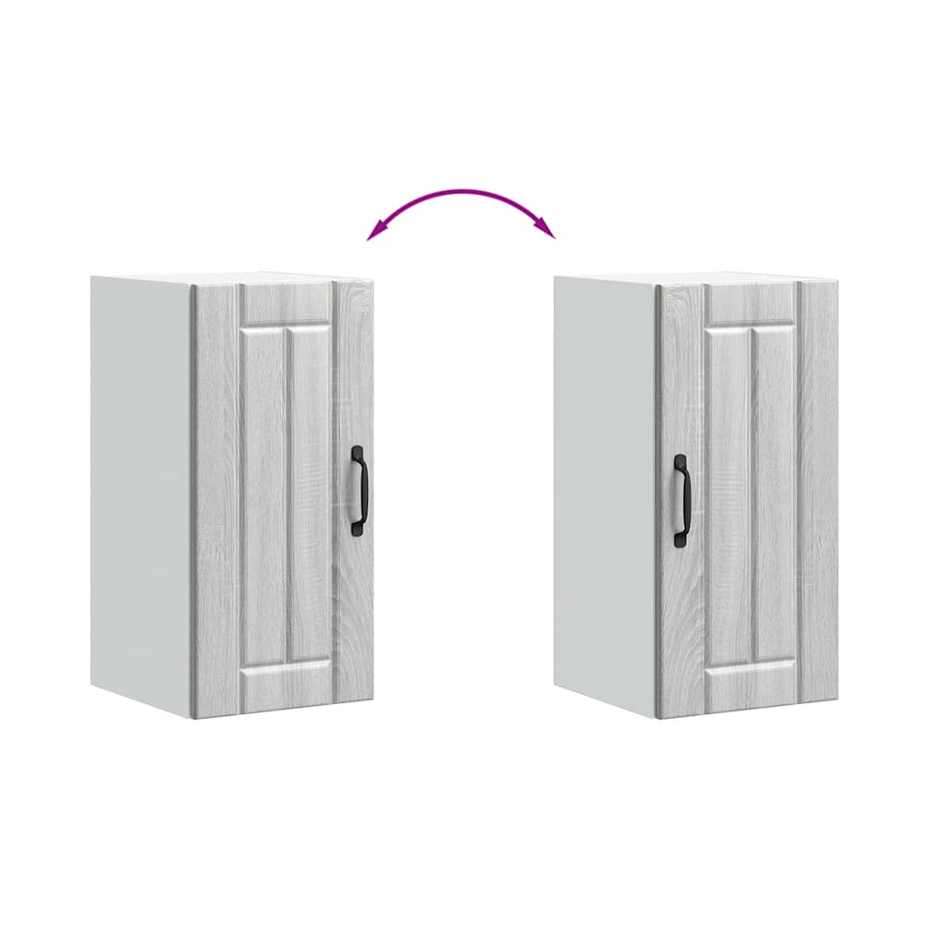 Pensile da Cucina Lucca Grigio Sonoma in Legno Multistrato