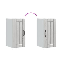 Pensile da Cucina-Mobile Cucina da Parete Lucca Grigio Sonoma in Legno Multistrato 595452