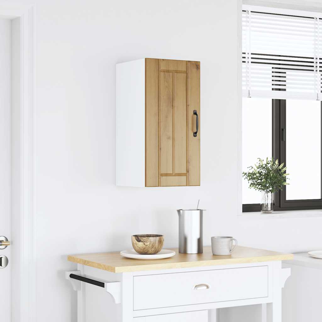 vidaXL Pensile da Cucina Lucca Rovere Artigianale in Legno Multistrato