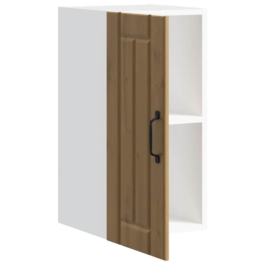 Pensile da Cucina-Mobile Cucina da Parete Lucca Rovere Artigianale in Legno Multistrato 737401